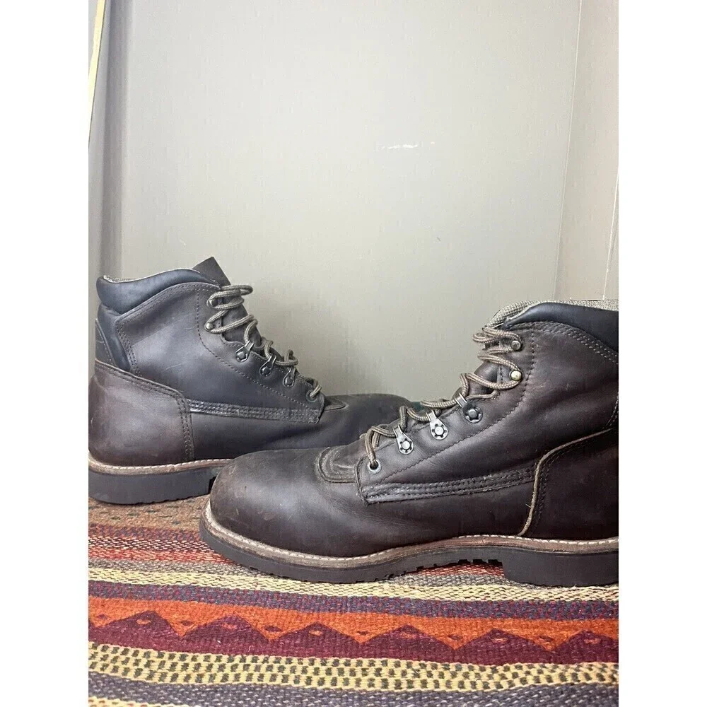 Irish Setter Redwing Made In USA 8600 Leather Safety Toe Work Boot Mens 11D